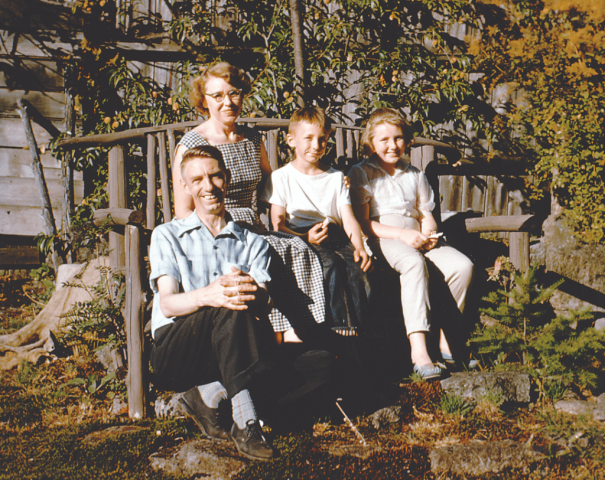 The Ridgway Family, West Vancouver, 1955.