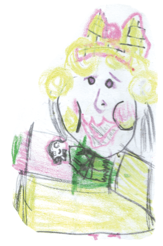 Lynn’s art at age three.