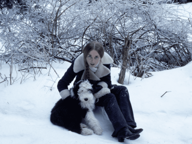 Lynn with young Farley